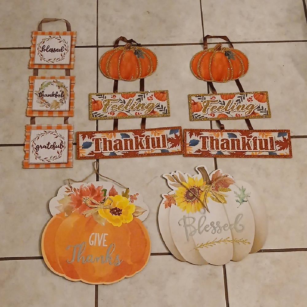 Fall Themed Wall Decor Set